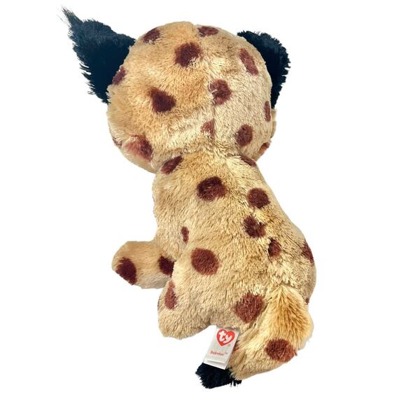 Ty Buckwheat Lynx Cat Plush 9" Spotted Leopard Stuffed Animal Toy Big Eyes Brown - Picture 3 of 4